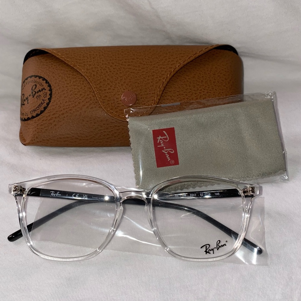 New RayBan RB 7185 Crystal Eyeglass Frame